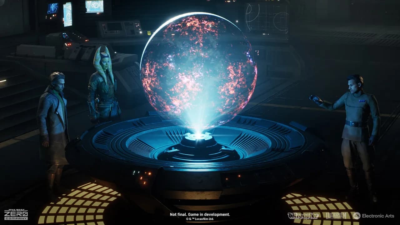 The Holotable is the starting point for Operations and Tactical Missions.